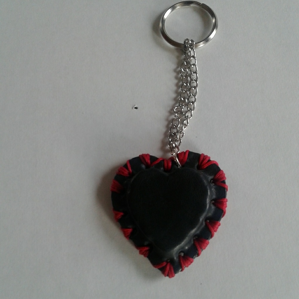 Heart keychain made by me
